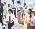 Group of Business People Meeting in the Office Concept Royalty Free Stock Photo