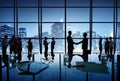 Group of Business People in New York City Royalty Free Stock Photo