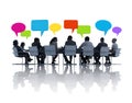 Group of Business People Sharing Ideas Royalty Free Stock Photo