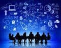 Group of Business People Sharing Ideas Royalty Free Stock Photo