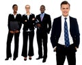 Group of business people smiling Royalty Free Stock Photo