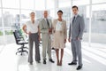 Group of business people standing in line Royalty Free Stock Photo