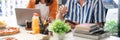 Group of business people talking about project and prepare pizza and potato chips for having lunch in corporate together in office Royalty Free Stock Photo