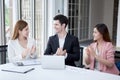 Group of business People Team celebrating success applauding Royalty Free Stock Photo