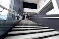 Group of business people walking at stairs Royalty Free Stock Photo