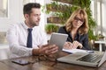 Group of business people working together in the office