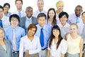 Group of Business Team Smiling Royalty Free Stock Photo