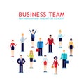 Group of businessman and businesswoman Teamwork Partnership Successful business concept