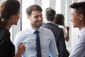 Group Of Businesspeople Having Informal Office Meeting Royalty Free Stock Photo