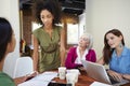 Group Of Businesswomen Meeting To Discuss Ideas Royalty Free Stock Photo