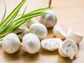 Garlic and mushroom Royalty Free Stock Photo