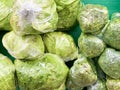 vegetables on market display photographed for nature background Royalty Free Stock Photo