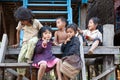 Group of Cambodian kids Royalty Free Stock Photo