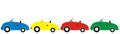 Group of cars, colors, vector icon