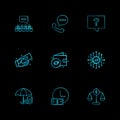 group chat, phone call , chat , message , money wallet , clock