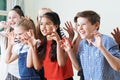 Group Of Children Enjoying Drama Club Together Royalty Free Stock Photo