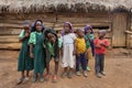 Children in the village in Uganda, Africa