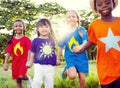 Group of Children Playing Outdoor