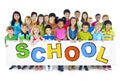 Group of Children with School Concept Royalty Free Stock Photo