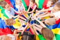 Group of children siting in a circle