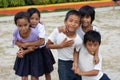 Group of childrens enjoying playtime at shcool in Palawan, Port Barton, Philippines, 2019