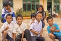 Group of childrens enjoying playtime at shcool in Palawan, Port Barton, Philippines, 2019