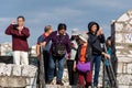 Exploring History: Chinese Tourists Capturing Memories at Medieval Fortress in Nis, Serbia