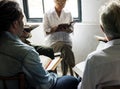 Group of christian people are praying together Royalty Free Stock Photo