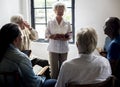 Group of christianity people reading bible together Royalty Free Stock Photo