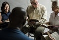 Group christianity people reading bible together Royalty Free Stock Photo