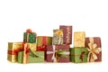 Group of christmas gifts Royalty Free Stock Photo