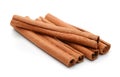 Group of cinnamon sticks Royalty Free Stock Photo