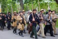 Group of Civil War Reenactors