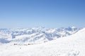 A group of climbers on Elbrus mountains Royalty Free Stock Photo