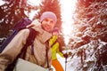 A group of climbers in the mountains. Royalty Free Stock Photo