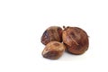 Group coconuts on white background Royalty Free Stock Photo