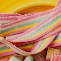 A group of colored sugary sweets for occasions and holidays. Royalty Free Stock Photo