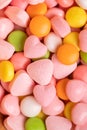 Group colorful candies brightly textured. Colored candy for the background Royalty Free Stock Photo