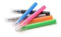 Group of colorful felt tip pens Royalty Free Stock Photo