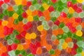 Group of colorful gumdrops for wallpaper, background or backdrop Royalty Free Stock Photo