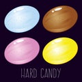 Group of Colorful Hard Candy