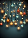 Group Of Colorful Lights From Strings Royalty Free Stock Photo