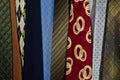 Group of colorful necktie Royalty Free Stock Photo