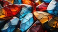 a group of colorful stones