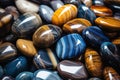 a group of colorful stones