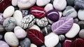 a group of colorful stones