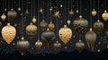 Holiday Greetings - A Group Of Ornaments From Strings