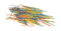 Group of colorful toothpicks Royalty Free Stock Photo