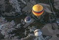 Hot air balloons at Goreme in Turkey. Royalty Free Stock Photo