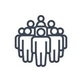 Group Community Support Icon Royalty Free Stock Photo
